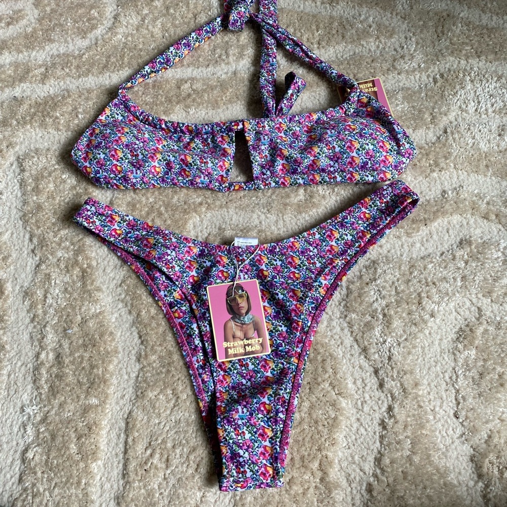 Strawberry Milk Mob Bikini